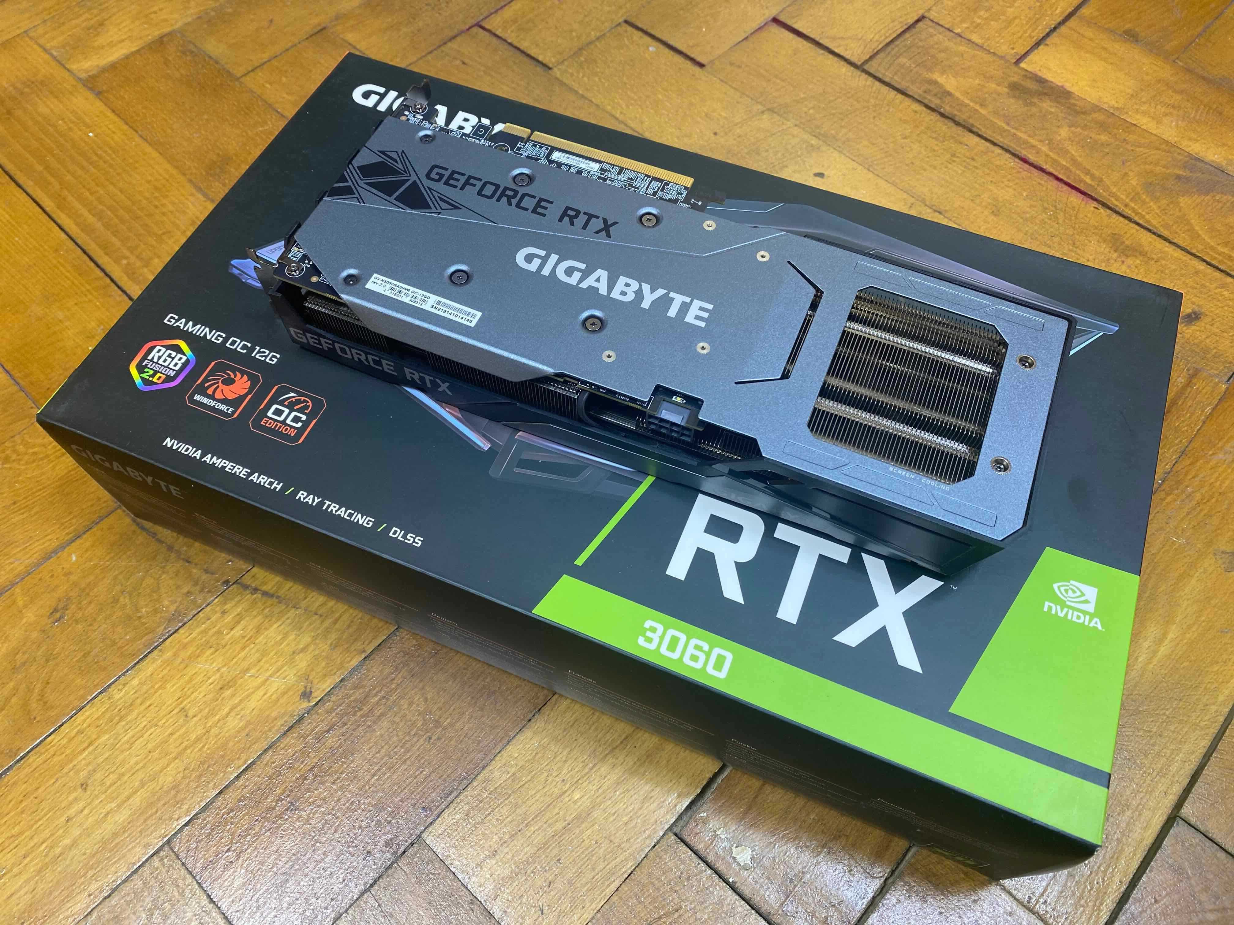 Placa video Gigabyte Geforce RTX 3060 12Gb RAM - GARANTIE