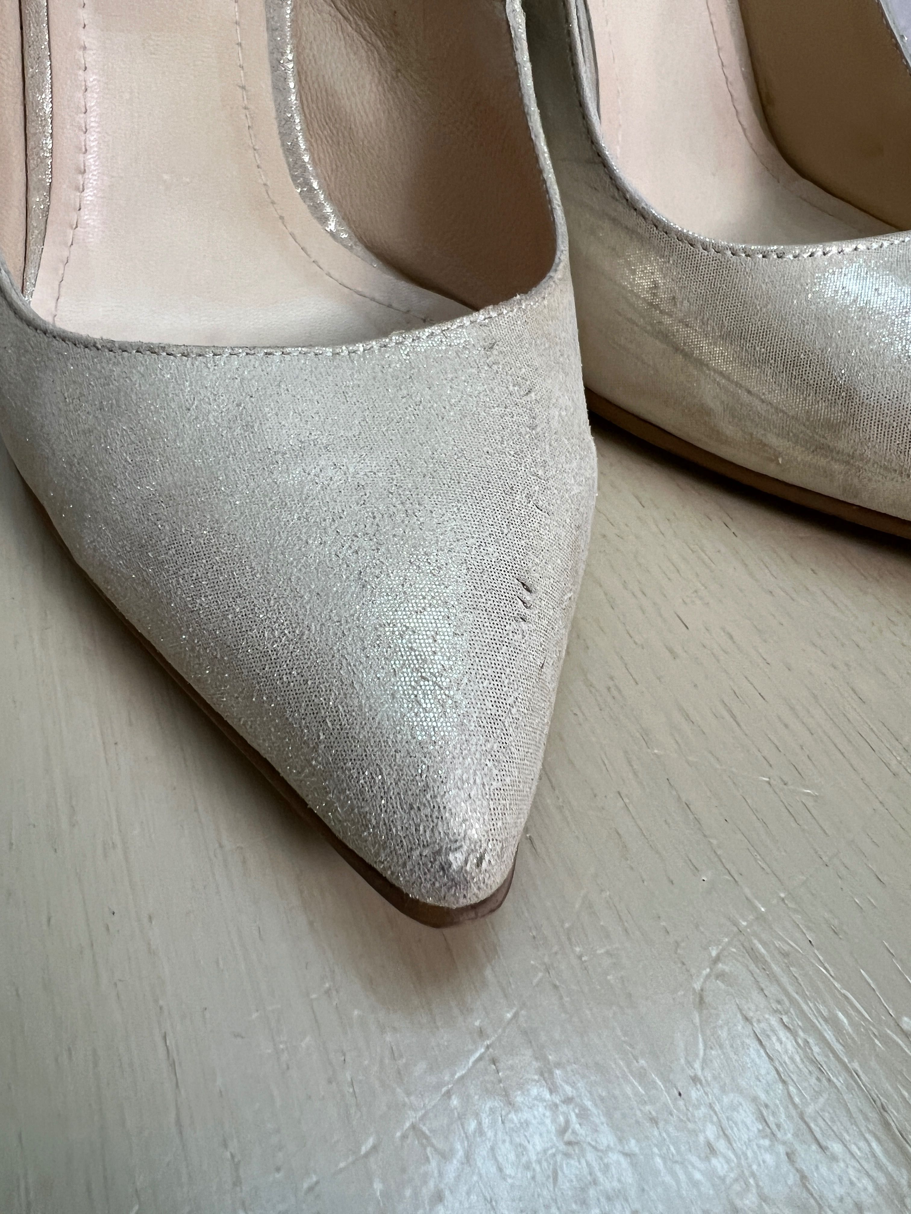 Pantofi stiletto piele mar 39 si cluch asortat
