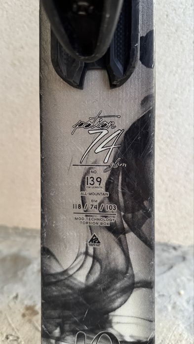 Skiuri Dama K2 Potion 74 glam 139cm