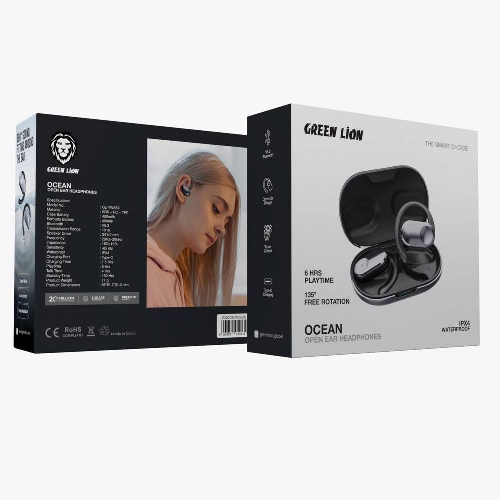 Green lion ocean headphone