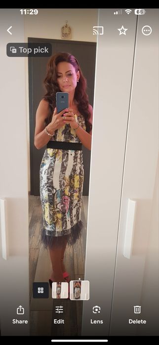 Миди Рокля “Replica”