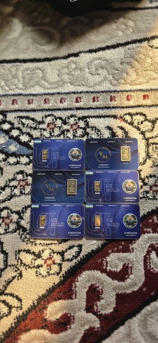 Sotiladi quyma oltin, slitok zoloto