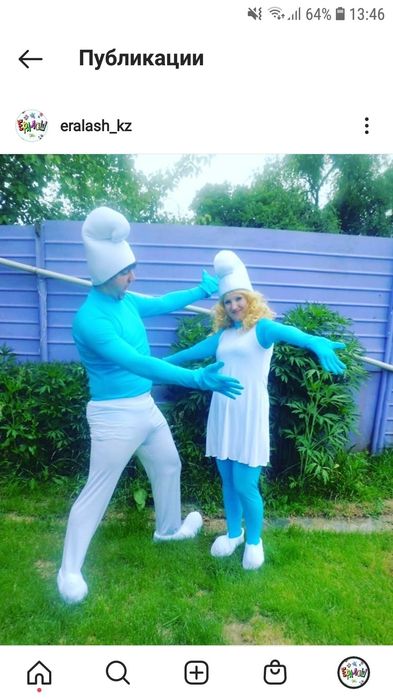 Продам костюмы смурфиков