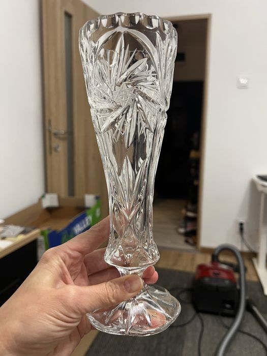 Vaza cristal masiv impecabila