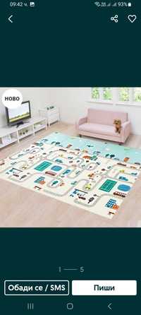 Детско Двулицево термо килимче четери размера Чисто ново