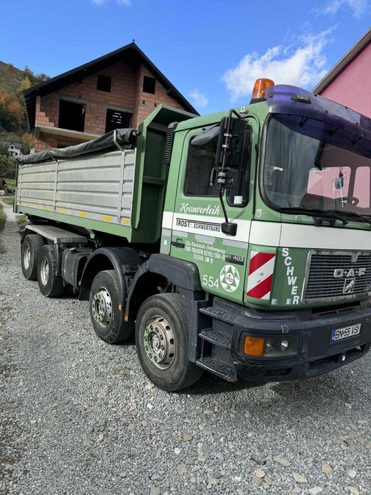 Man 8x4 sau schimb cu auto Suv oblon hidraulic lateral