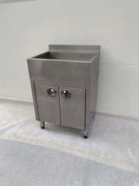 Шкаф с мивка от неръждаема стомана НОВО