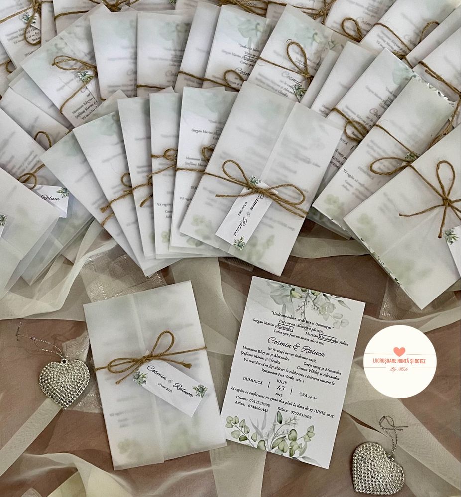 Invitatii nunta si botez