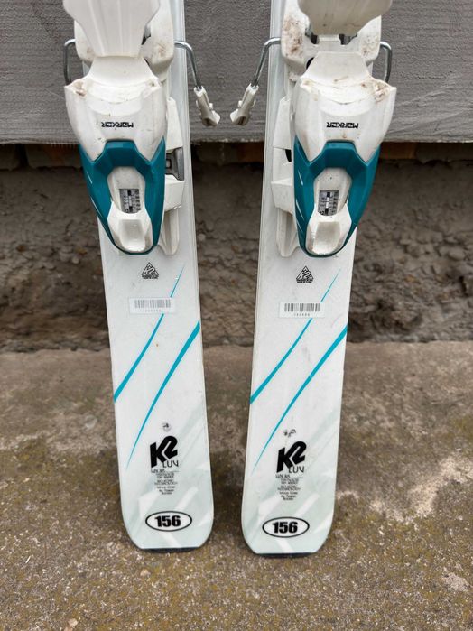 Ski schi carve K2 LUV RX 156cm +legaturi Marker