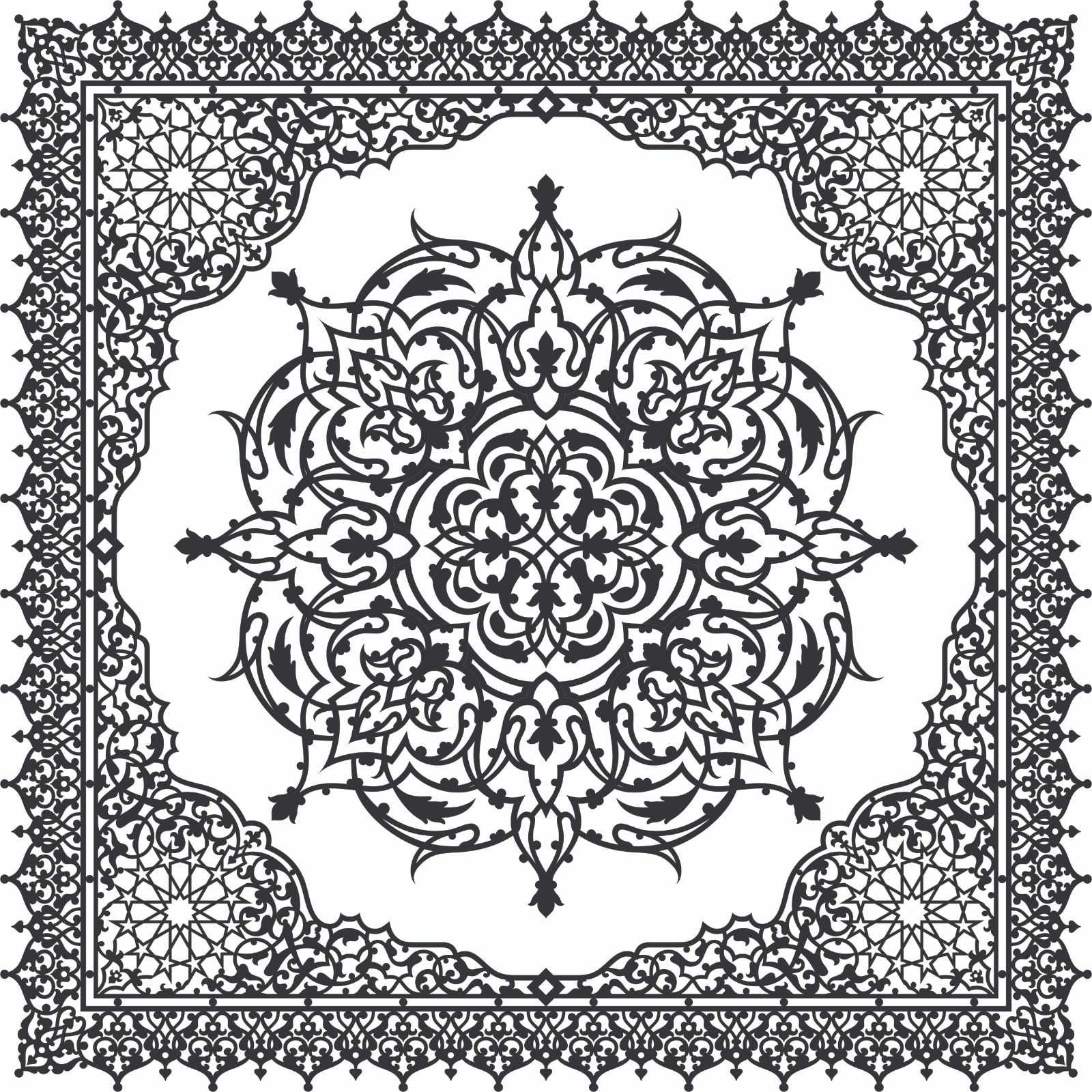 Отрисовка трафарета в векторном редакторе CorelDRAW/ рафареты