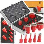 Set carote diamantate piatra gresie faianta beton 6-68mm M14 (M22594)