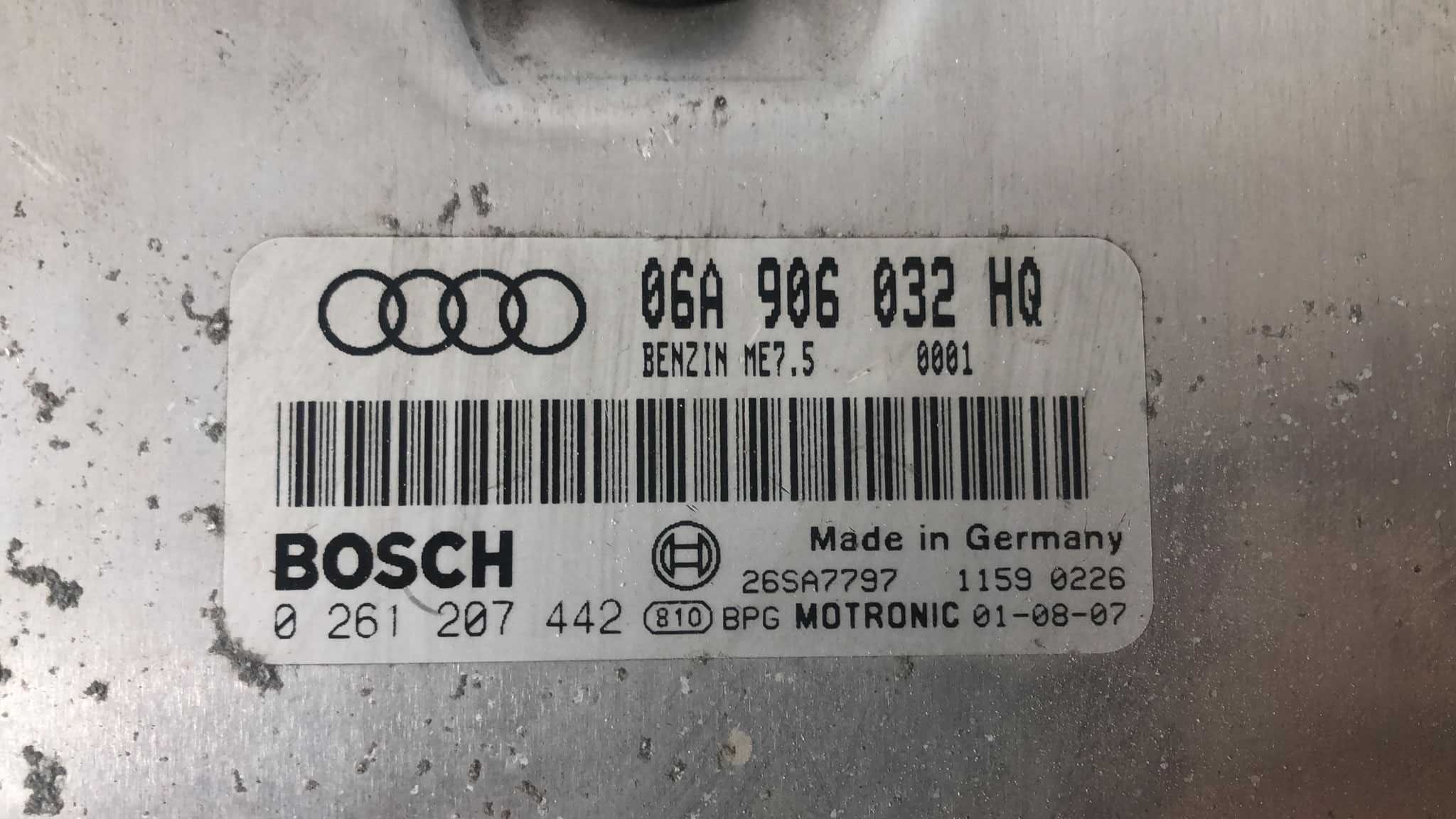 ECU Calculator motor Audi A3 1.8T, cod 0261207442