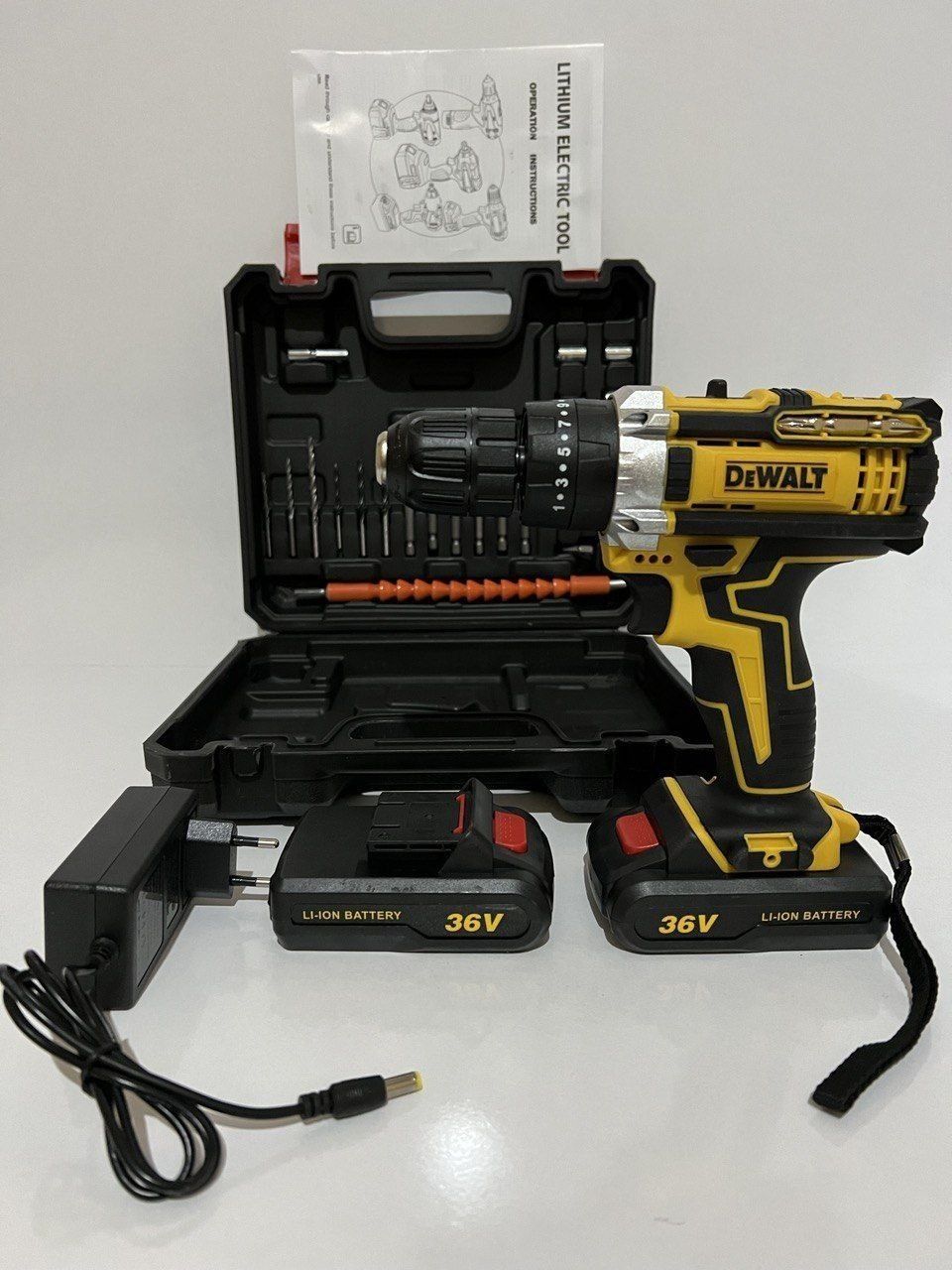 36V 48V Шуруповёрт(Shurpavyor ) дрел (drel)(DeWalt Bosch Makita)