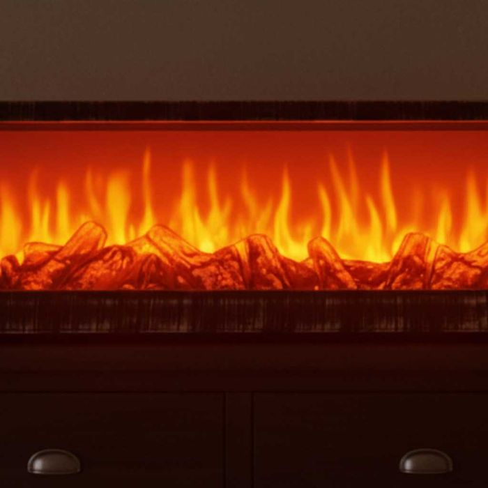 Изкуствена LED камина 24'' – уют и пламък без дим и поддръжка