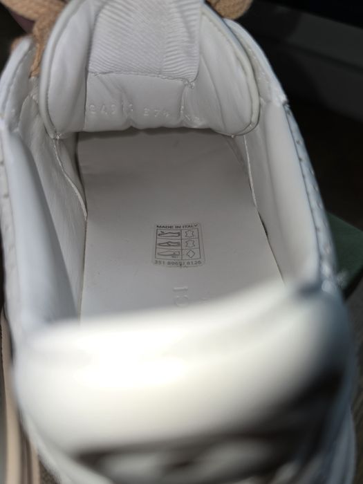 Teniși GUCCI din piele naturala, culoare albă 37 1/2
