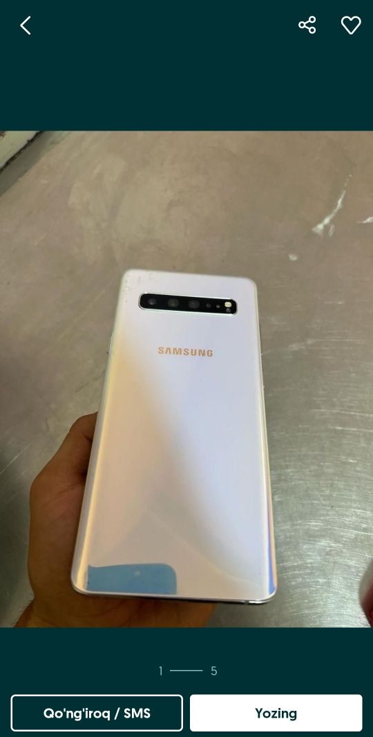 Samsung galaksi s10 + ideal