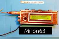 Miron63 ESR LCF, внутрисхемный измеритель, Тестер, LCR, ESR мультиметр