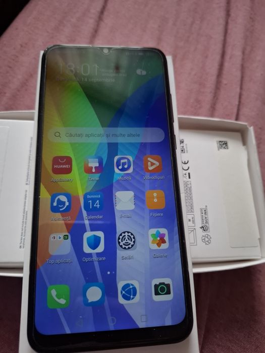 Huawei Y6p 64GB, stare foarte bună, ecran impecabil, baterie mare