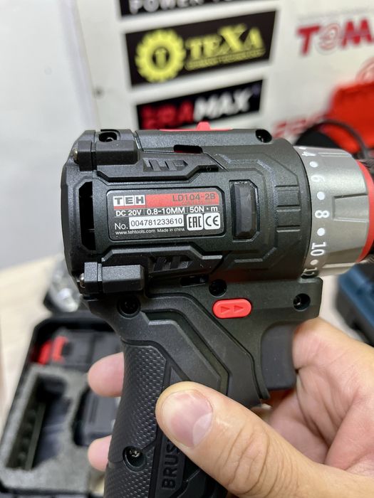 Аккумуляторный шуруповерт ТЕН, TEH.
