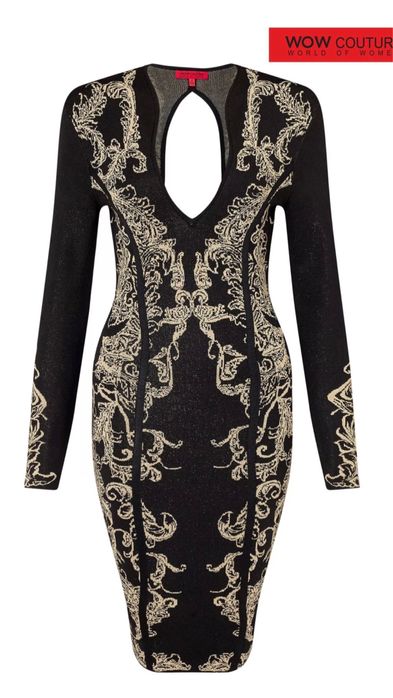 Rochie tip bandage,calitate LUX,material dens,impecabila,noua,eticheta
