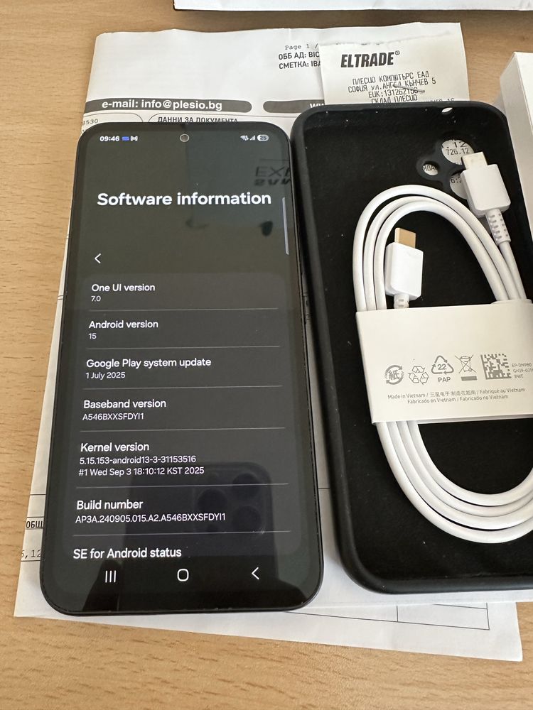 Samsung A54 5G 128Gb с гаранция в перфектно състояние