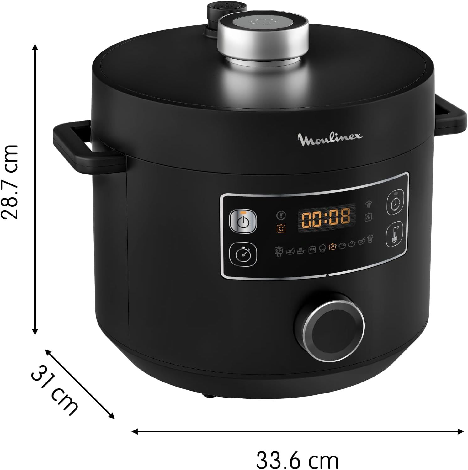 Multicooker electric Moulinex 5L cu 10 programe si cos abur | 246006