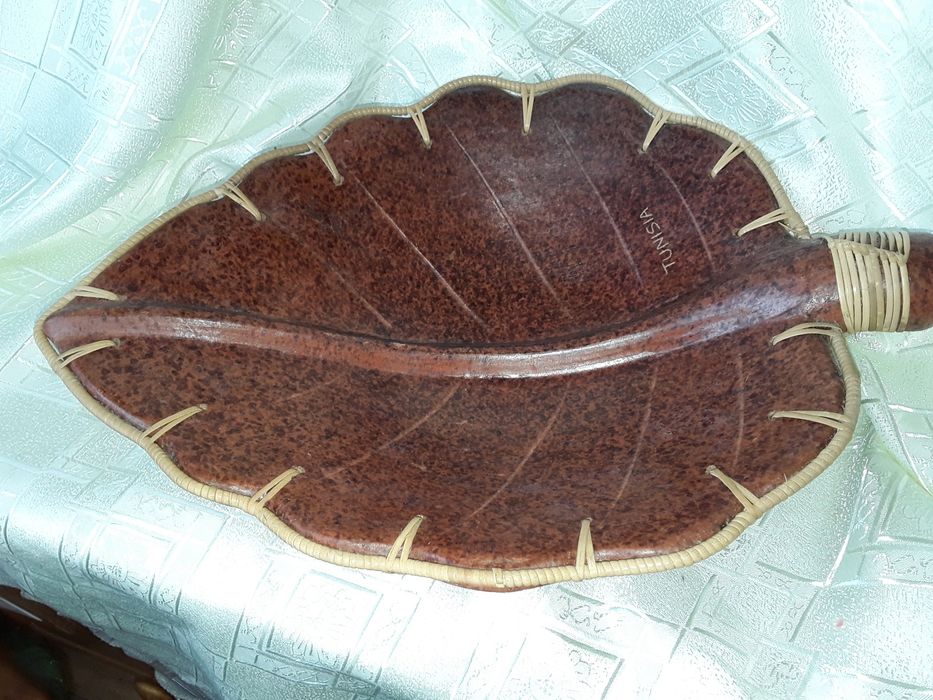 Centru de masa/ fructiera lemn Tunisia, o piesa deosebită