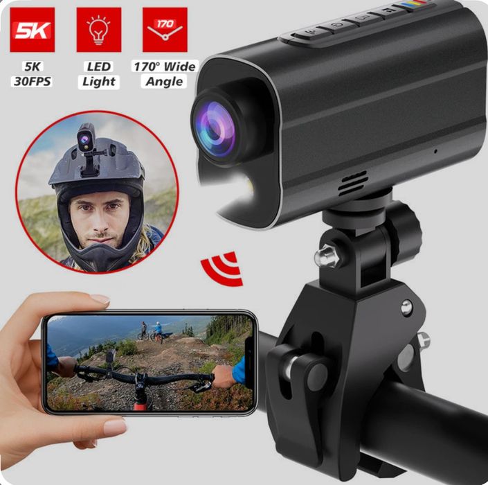 SupCam Pro 5K, 4K, HD,FOTO kamerasi .Wifi, mini fleshka ketadi