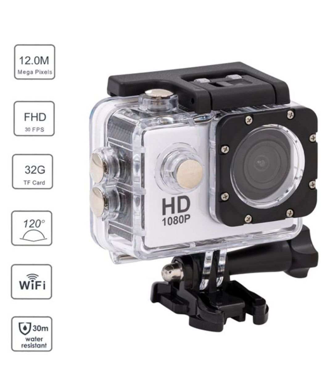 Екшън видео камера за подводни снимки, Full HD 12 Mpx, с wifi функция