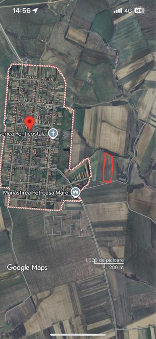 Vand 2 ha teren extravilan, agricol, Petroasa Mare, Jud Timis