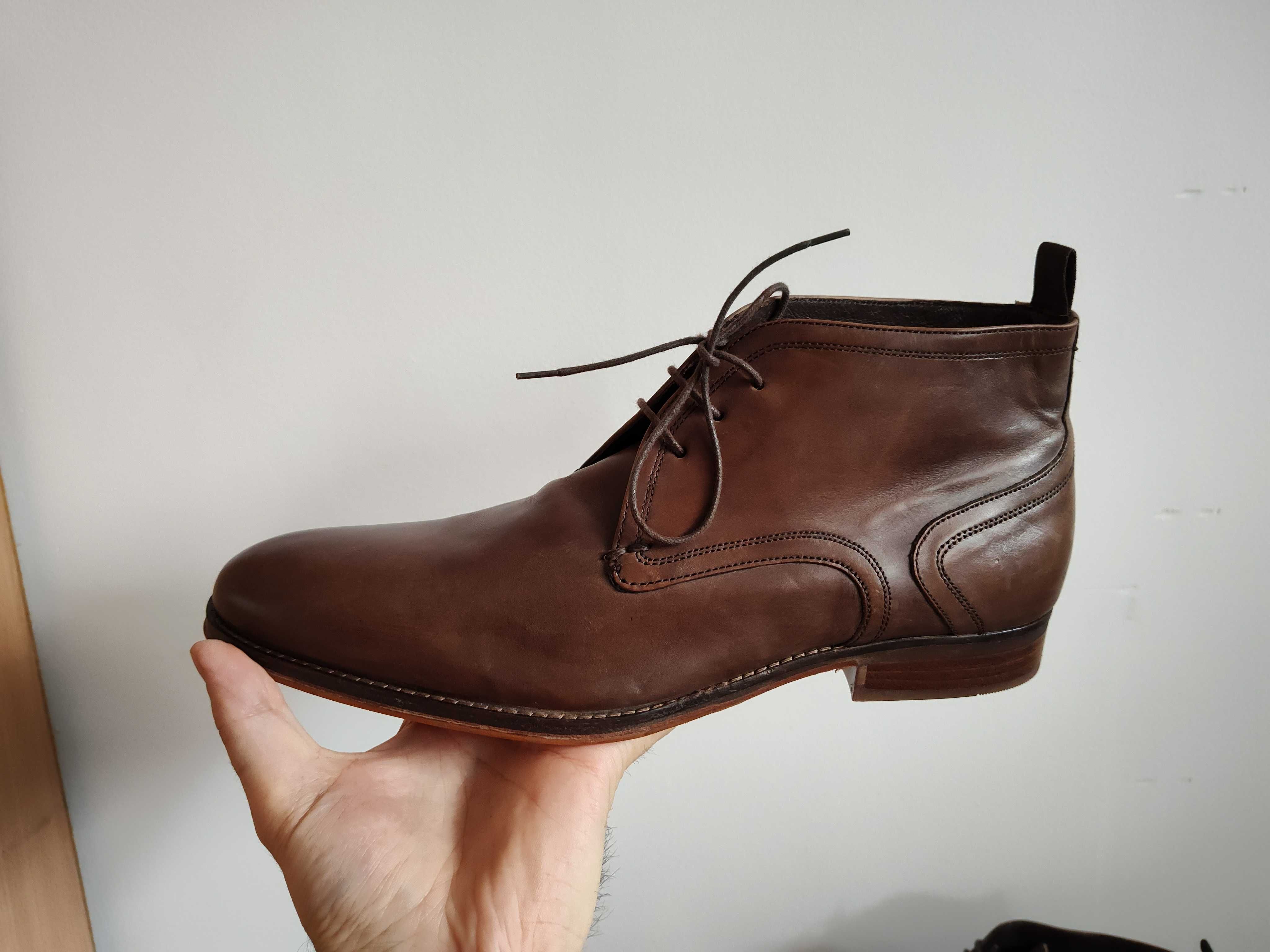 Новая мужская обувь ботинки туфли Lloyd Германия Minelli Франция 43кож