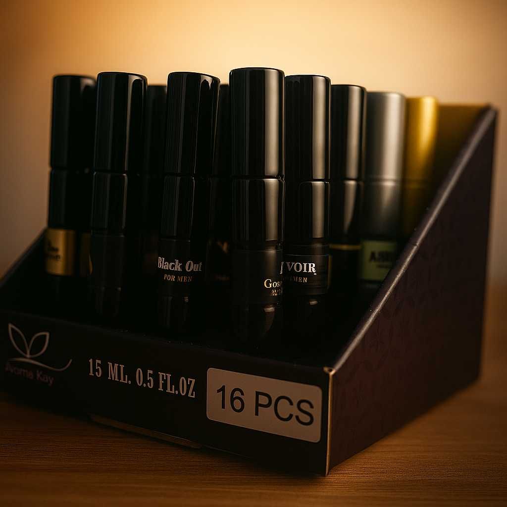 Лукс в джобен формат – 15 ml,  Изтънчени парфюми - 1 кутия = 16броя