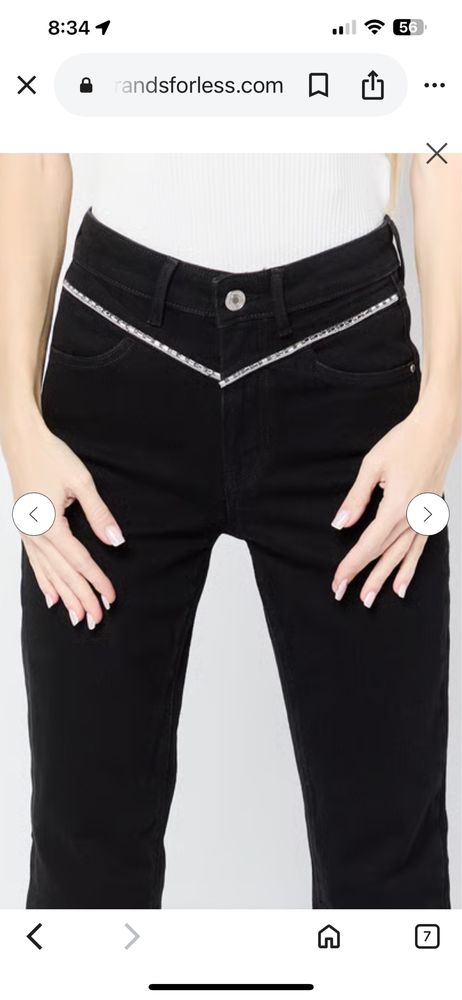 Черни дънки Guess, XS размер