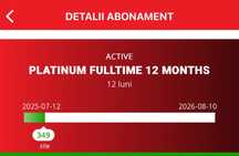 Preluare abonament PLATINUM, World Class