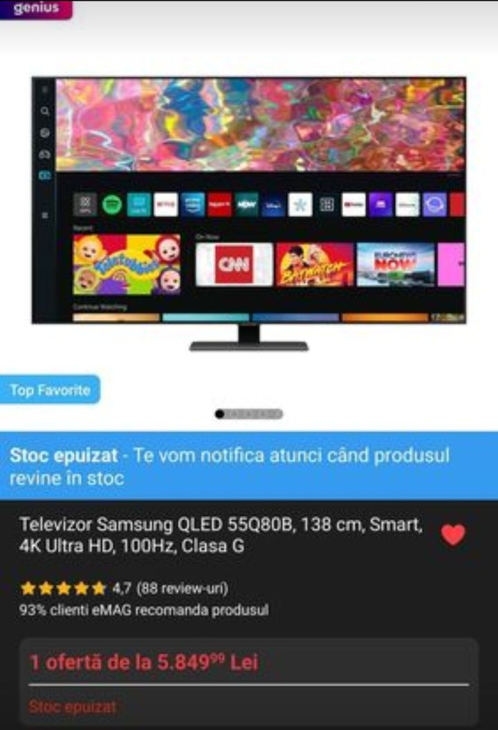 Samsung 55Q80B QLED