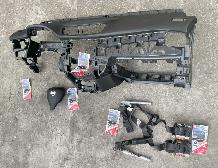 Nissan Qashai J11 kit airbag volan pasager plansa de bord - centuri