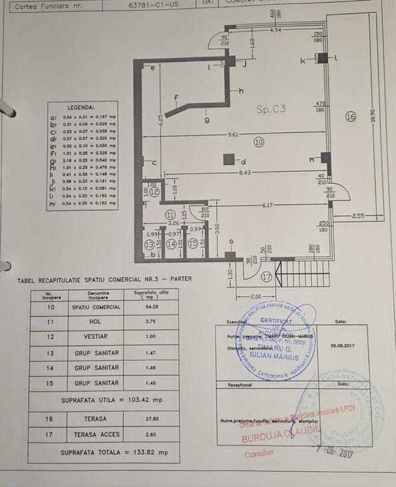 Spatiu COMERCIAL DE VANZARE - Padurea Rosu