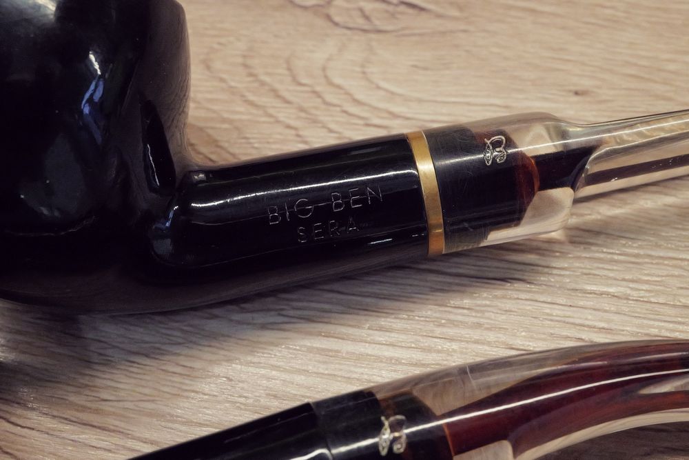 Pipa doua pipe Big - Ban Sera made in Holland tutun filtre 9mm