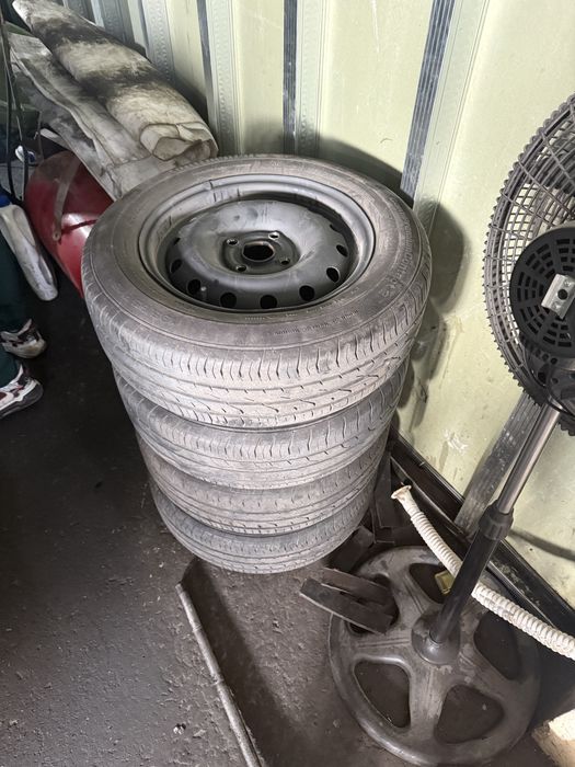 4 шт Диски + покрышки R15. 4*114. 195/65/15. 4 Disk va balon r15