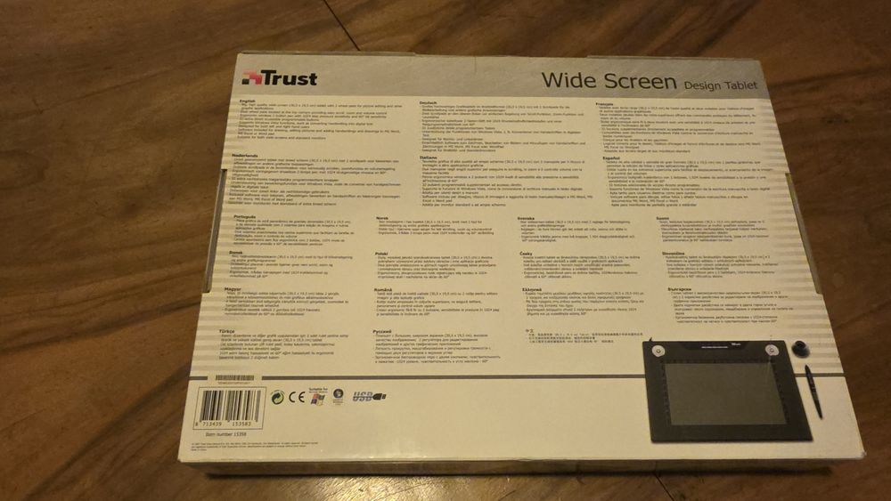 Широкоекранен графичен таблет Trust TB-7300