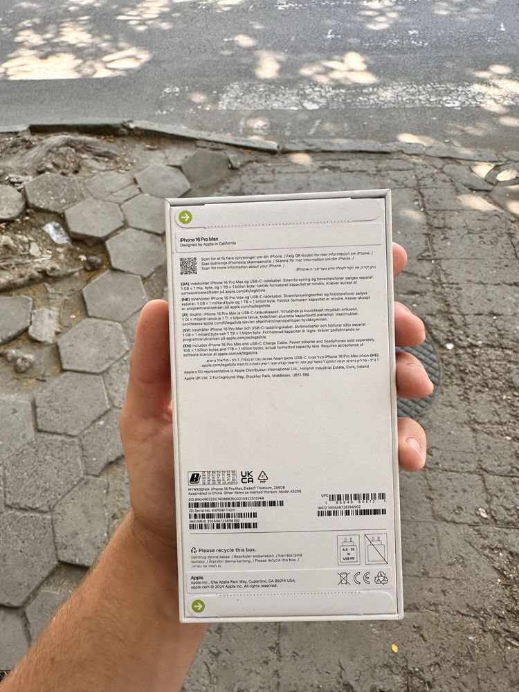 Iphone 16 pro max 256gb