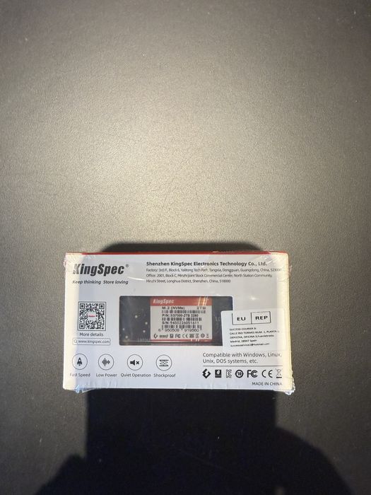 Memorie SSD KingSpec M.2 NVMe 2TB • NOUA / SIGILATA •