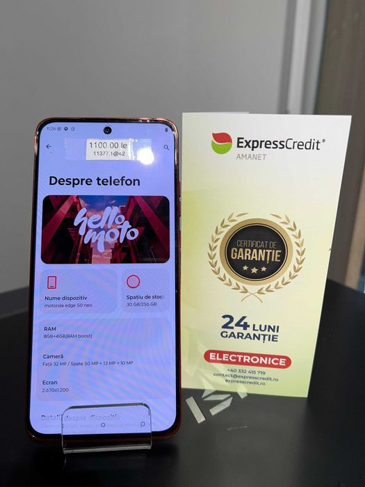 (AG 35) Telefon  Motorola Edge 50 Neo (Garantie 2 ani) b.11377 (AG42)