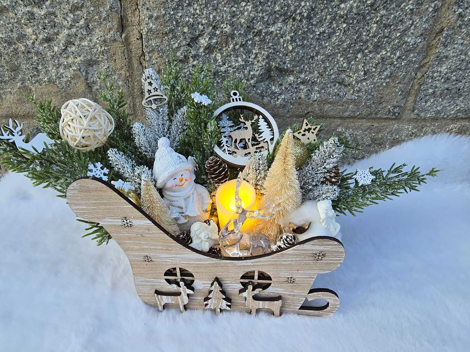 Decor festiv realizat manual