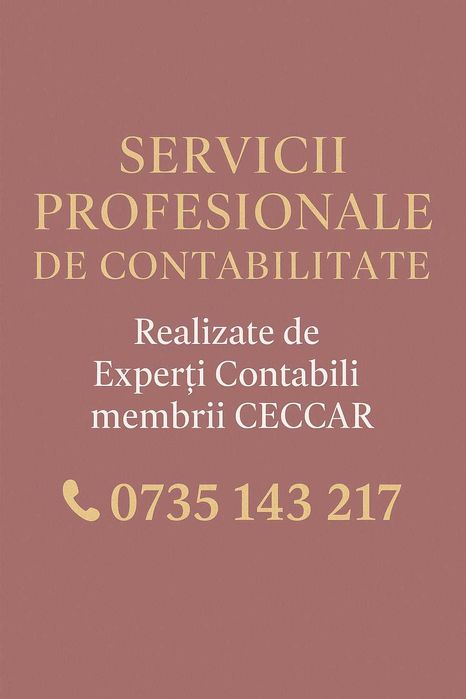 Experti contabili, oferim servicii profesionale de contabilitate