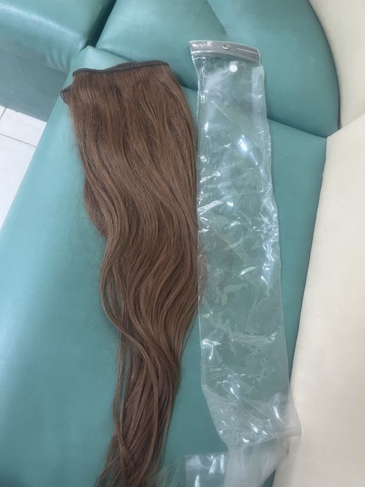 Естествена коса- натурално конячено русо!