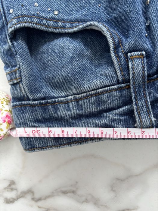 Дамско дънки с камъни