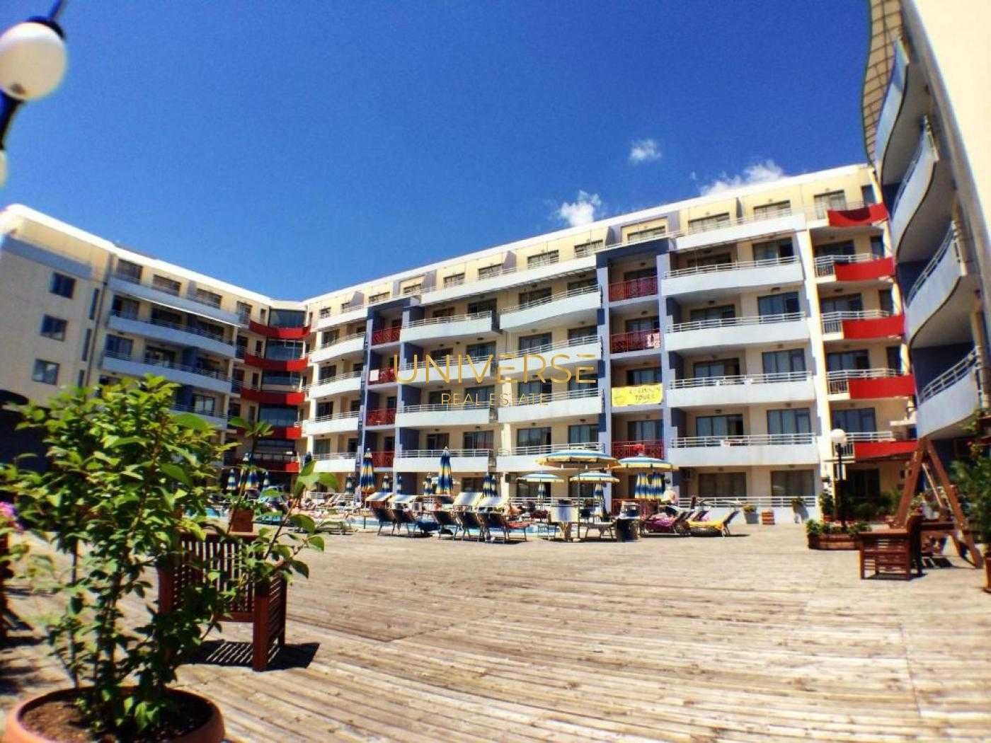 1 + 1 в апарт-комплекс в самия център на Слънчев бряг. #4490.
