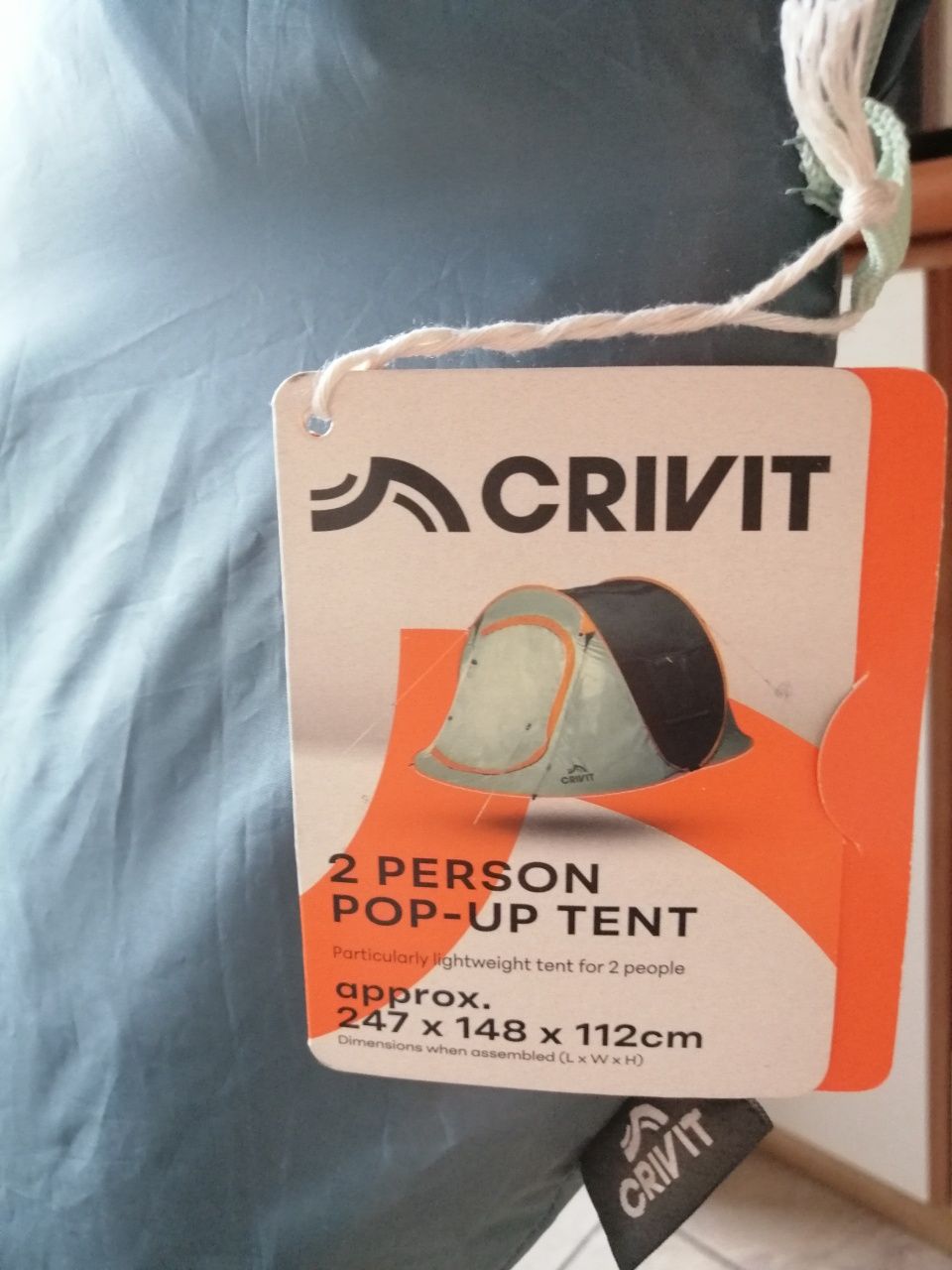 Палатка Crivit Pop-Up 2-местна