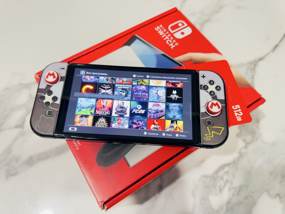 Nintendo switch oled,512,прошитый